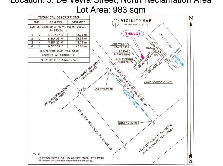 Lot Plan - NRA near SM City