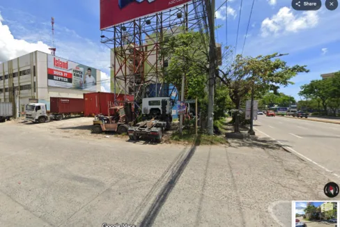 Corner lot across Port Area