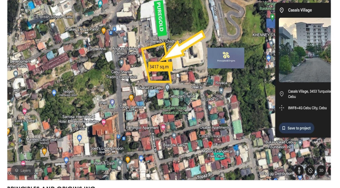 Casals 3417 - Google Map