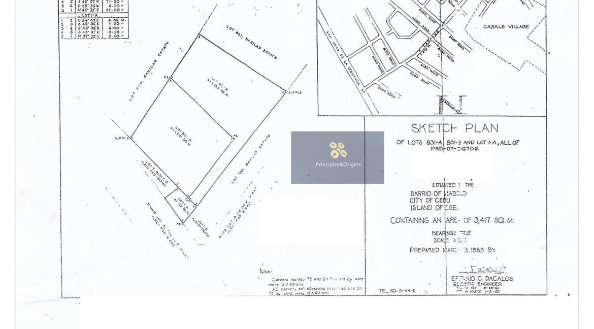 Casals 3417 - Lot Plan